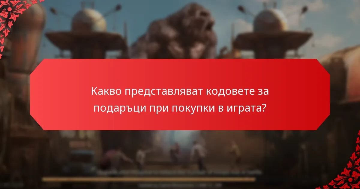Къде мога да намеря актуални кодове за подаръци при покупки в играта?